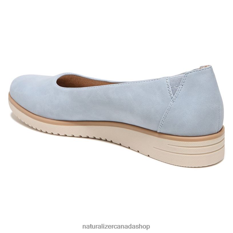 Flats | CA Naturalizer Women Soul Idea Ballet Flat Powder Blue Synthetic 8LFNB365
