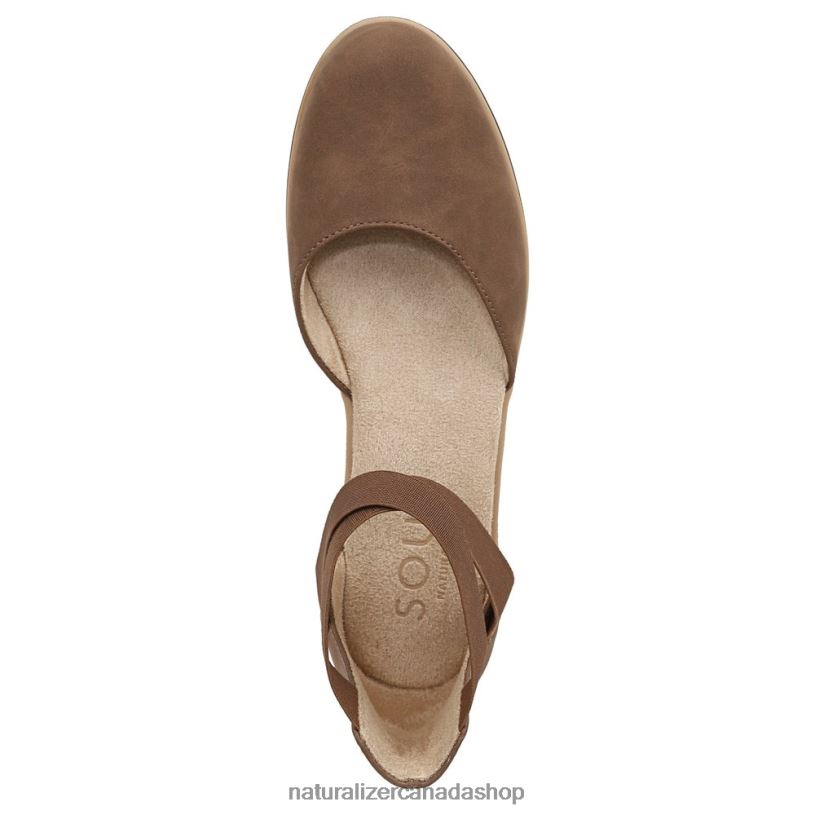 Flats | CA Naturalizer Women Soul Intro Flat Cinnamon Brown Synthetic 8LFNB329