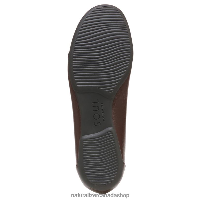 Flats | CA Naturalizer Women Soul Mystique Flat Coffee Brown Synthetic 8LFNB45