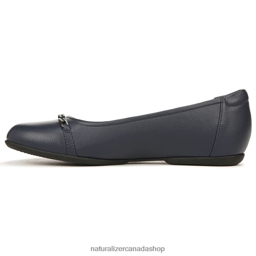 Flats | CA Naturalizer Women Soul Mystique Flat Navy Blue Synthetic 8LFNB42