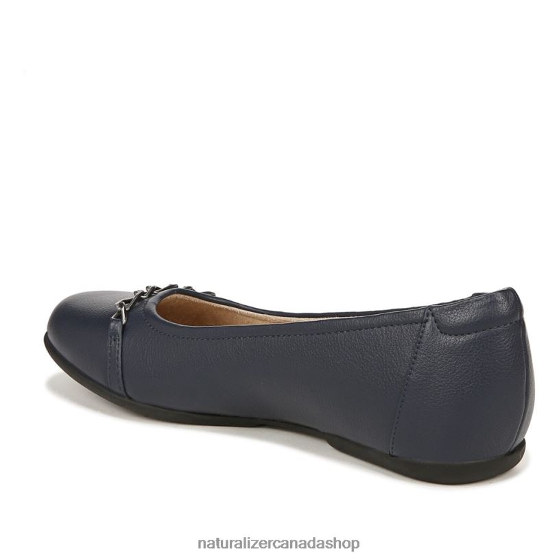 Flats | CA Naturalizer Women Soul Mystique Flat Navy Blue Synthetic 8LFNB42