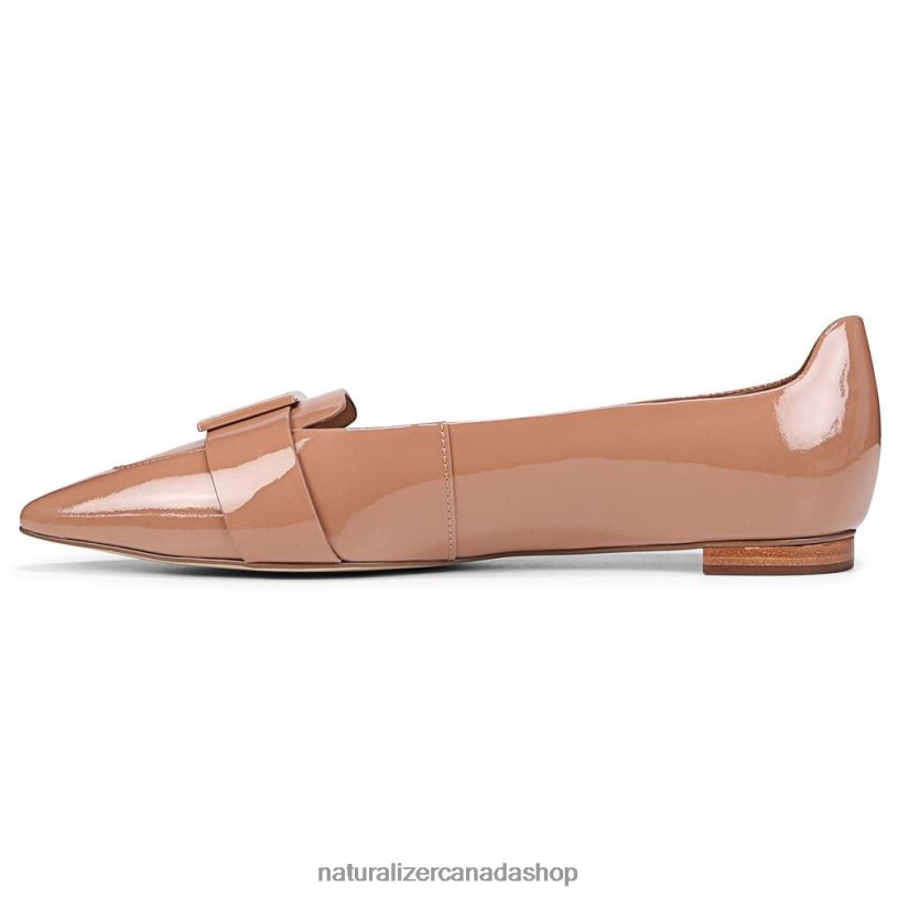 Loafers | CA Naturalizer Women 27 Edit Miller Flat Hazelnut Brown Patent Leather 8LFNB386