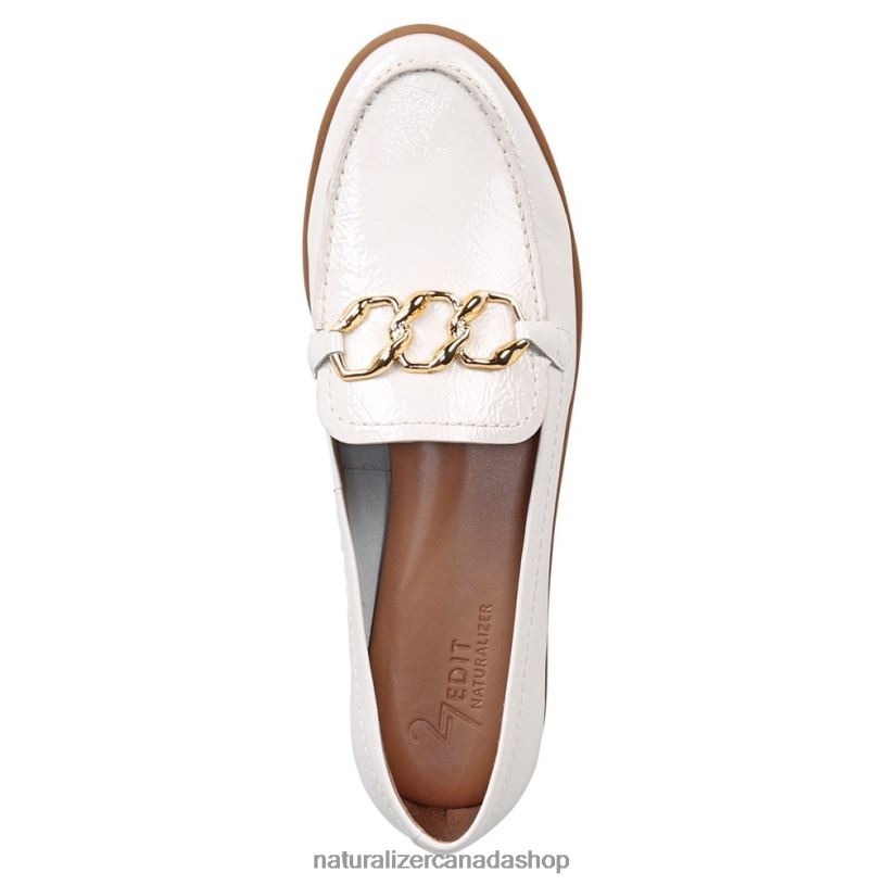 Loafers | CA Naturalizer Women 27 Edit Sevyn Loafer Satin Pearl Patent Leather 8LFNB197