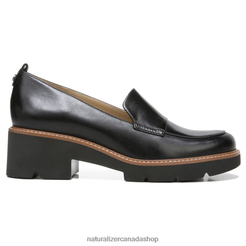 Loafers | CA Naturalizer Women Darry Lug Sole Loafer Black Leather 8LFNB164
