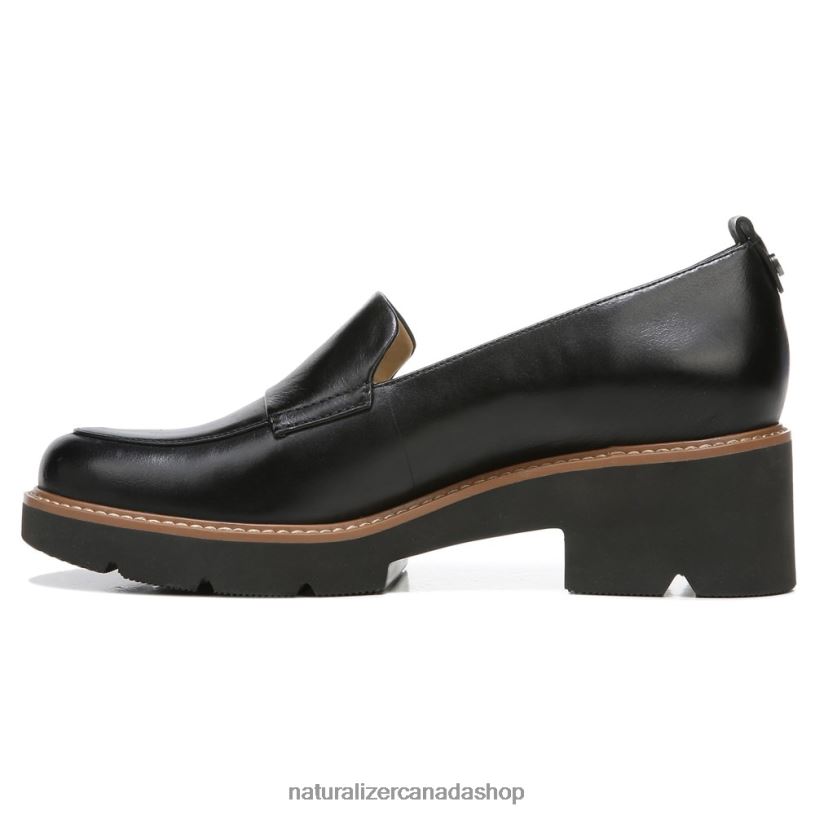 Loafers | CA Naturalizer Women Darry Lug Sole Loafer Black Leather 8LFNB164