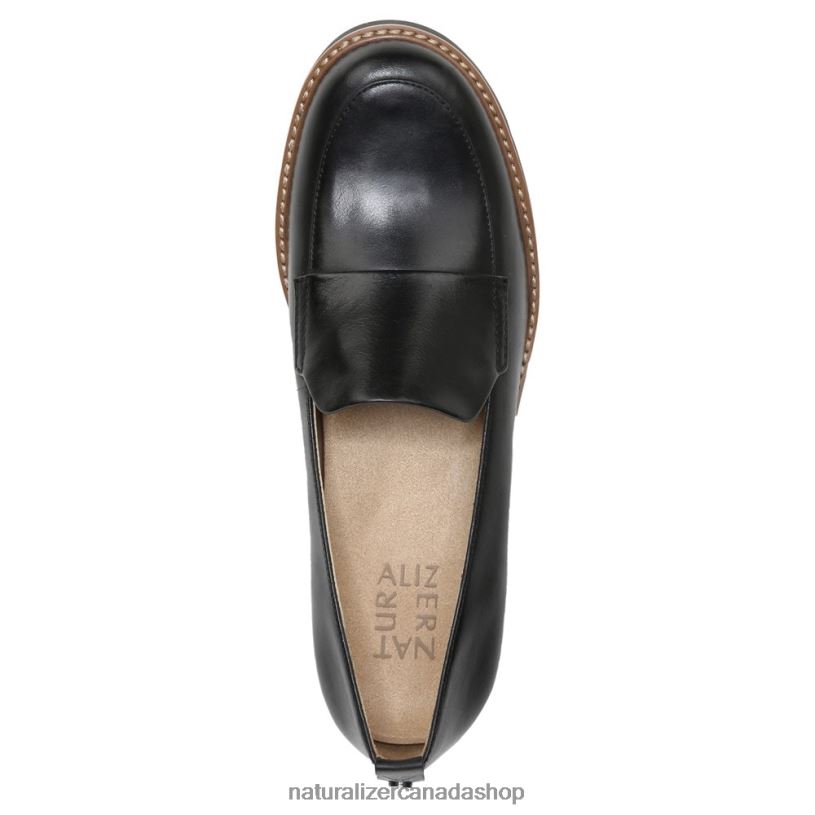 Loafers | CA Naturalizer Women Darry Lug Sole Loafer Black Leather 8LFNB164