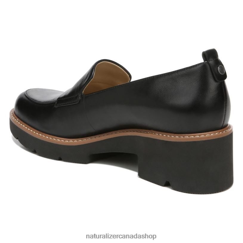 Loafers | CA Naturalizer Women Darry Lug Sole Loafer Black Leather 8LFNB164