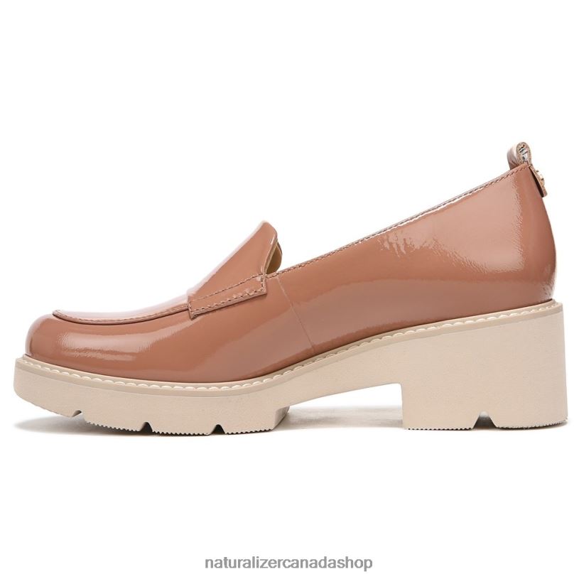 Loafers | CA Naturalizer Women Darry Lug Sole Loafer Hazelnut Patent 8LFNB167
