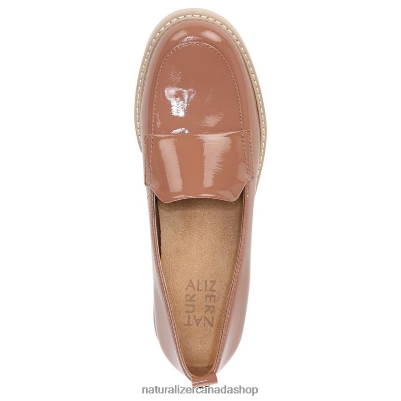 Loafers | CA Naturalizer Women Darry Lug Sole Loafer Hazelnut Patent 8LFNB167