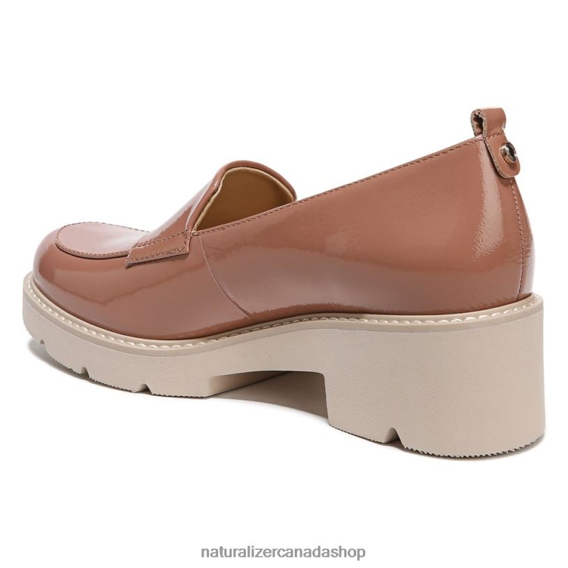 Loafers | CA Naturalizer Women Darry Lug Sole Loafer Hazelnut Patent 8LFNB167