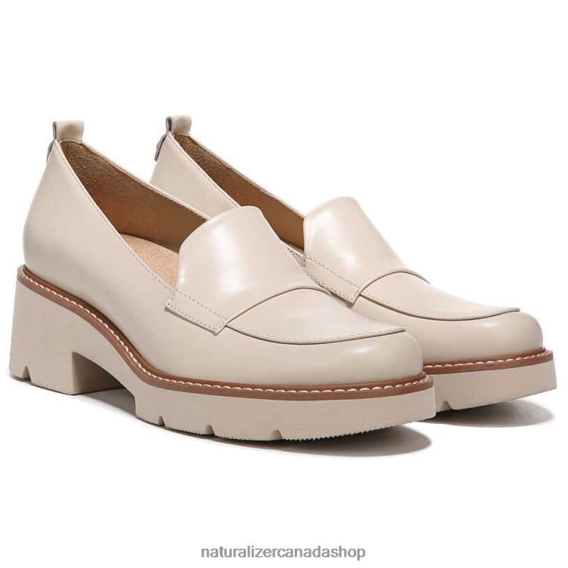Loafers | CA Naturalizer Women Darry Lug Sole Loafer Porcelain Skin Leather 8LFNB166
