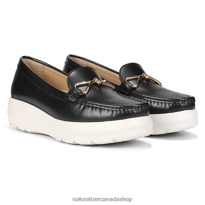Loafers | CA Naturalizer Women Luanna Loafer Black Leather 8LFNB37
