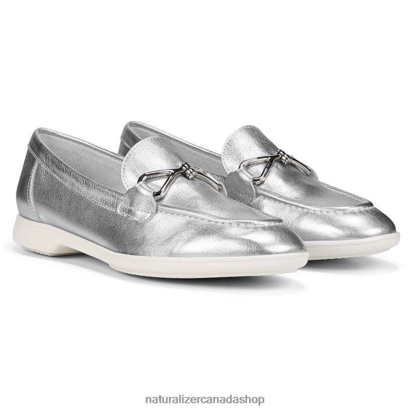 Loafers | CA Naturalizer Women Ravenna Slip On Loafer Silver 8LFNB76