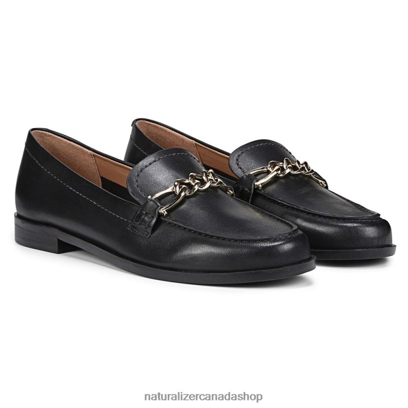 Loafers | CA Naturalizer Women Sawyer Loafer Black Leather 8LFNB401