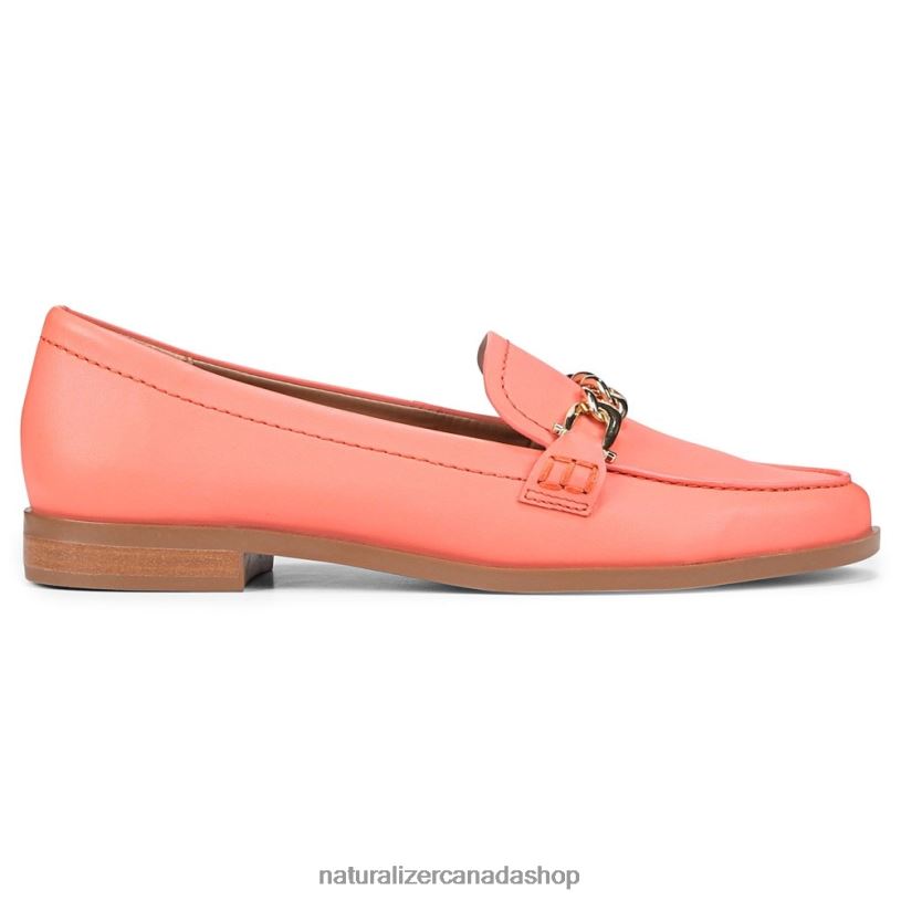 Loafers | CA Naturalizer Women Sawyer Loafer Coral Peach Leather 8LFNB404