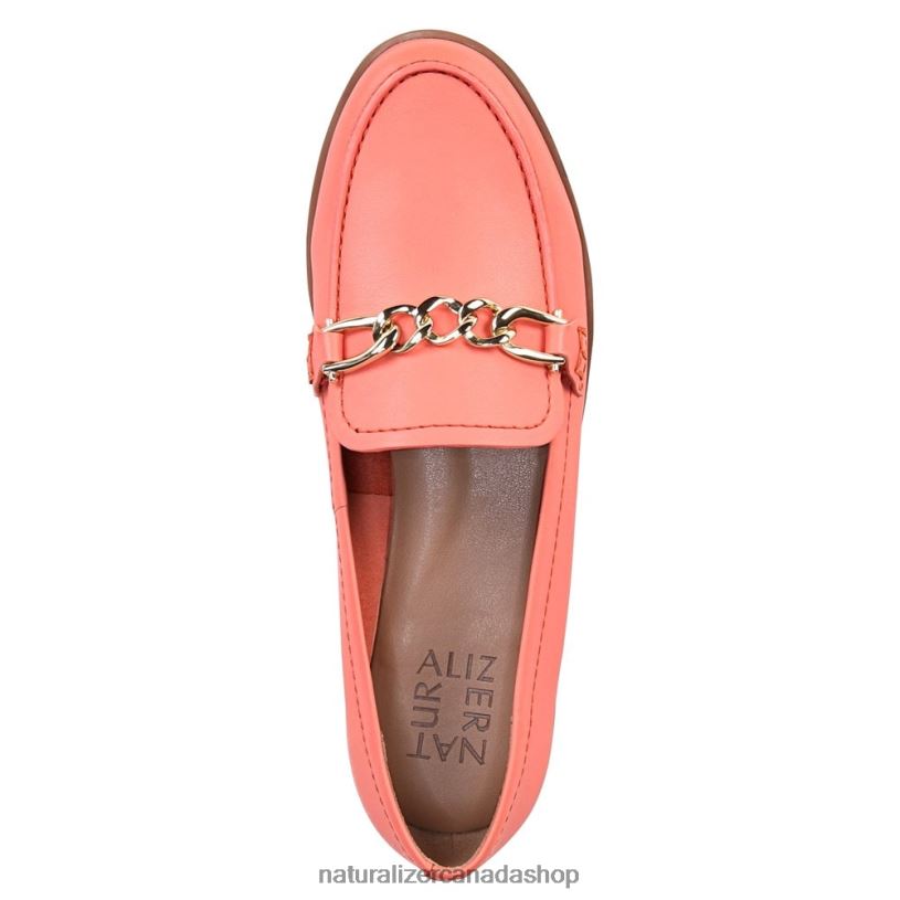 Loafers | CA Naturalizer Women Sawyer Loafer Coral Peach Leather 8LFNB404