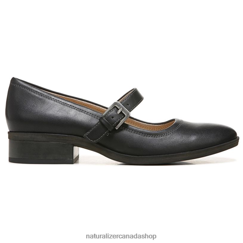 Loafers | CA Naturalizer Women Soul Ramona Mary Jane Flat Black Smooth Synthetic 8LFNB347