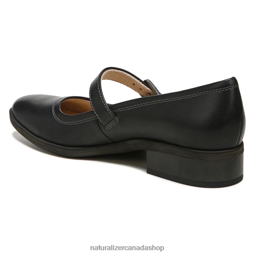 Loafers | CA Naturalizer Women Soul Ramona Mary Jane Flat Black Smooth Synthetic 8LFNB347