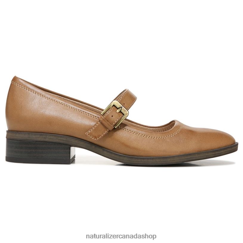 Loafers | CA Naturalizer Women Soul Ramona Mary Jane Flat English Tea Brown Synthetic 8LFNB348