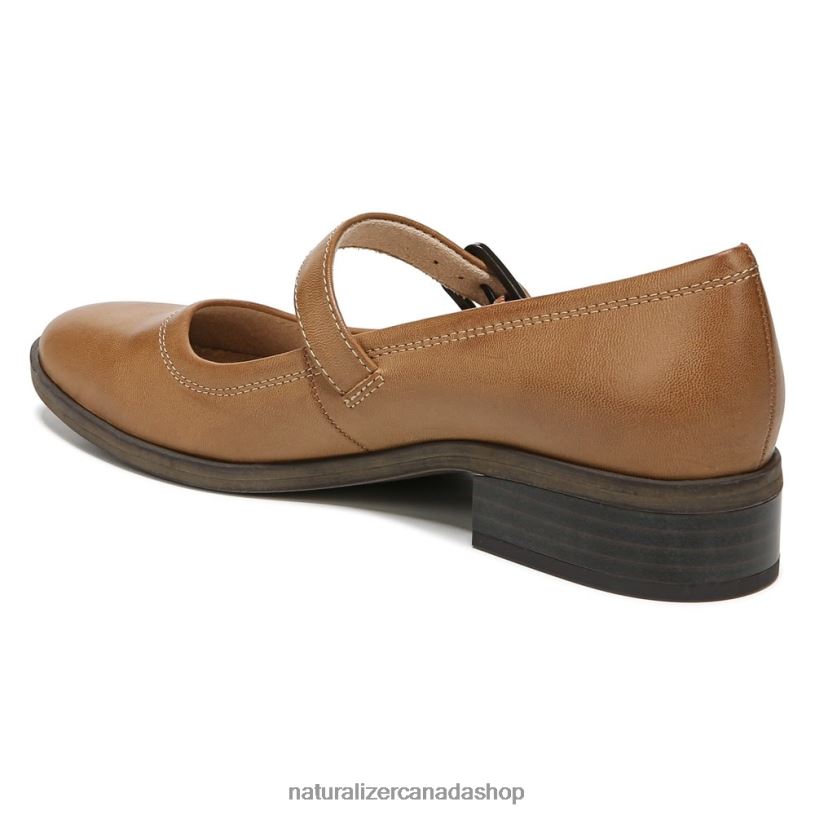 Loafers | CA Naturalizer Women Soul Ramona Mary Jane Flat English Tea Brown Synthetic 8LFNB348