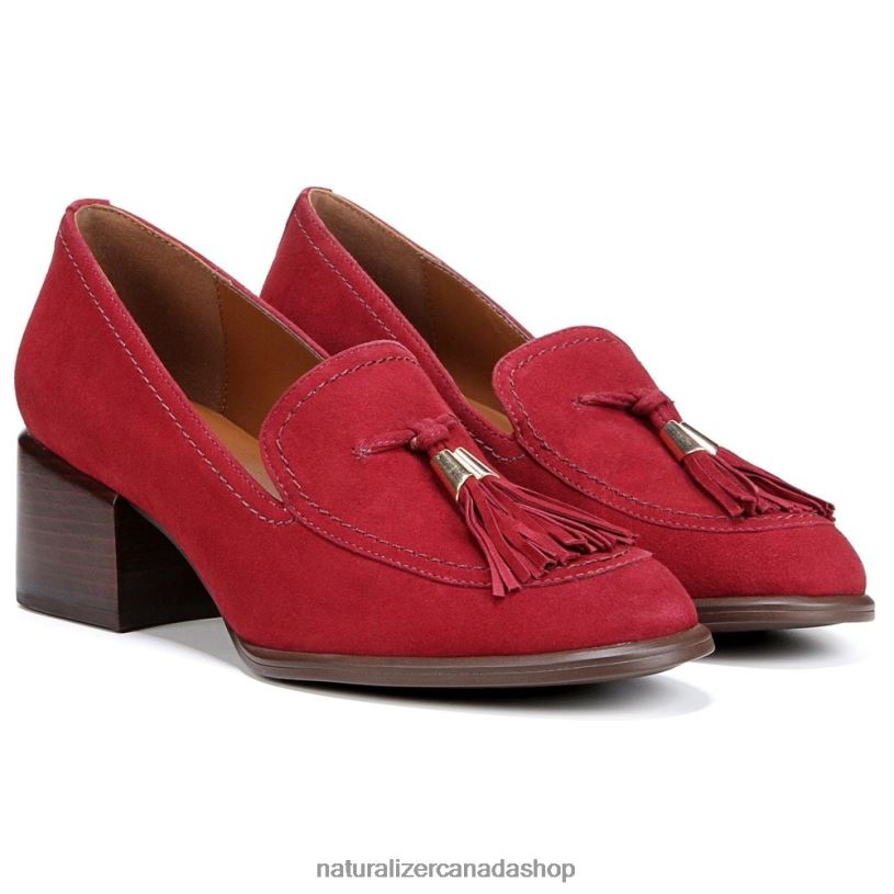 Loafers | CA Naturalizer Women Trixie Loafer Ruby Red Suede 8LFNB655