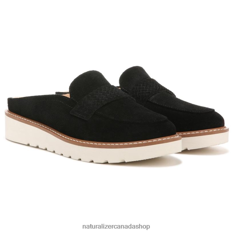 Mules | CA Naturalizer Women Adiline Mule Black Suede 8LFNB553