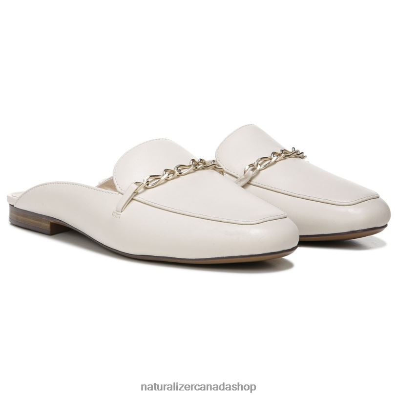 Mules | CA Naturalizer Women Emiline Mule Porcelain Leather 8LFNB62