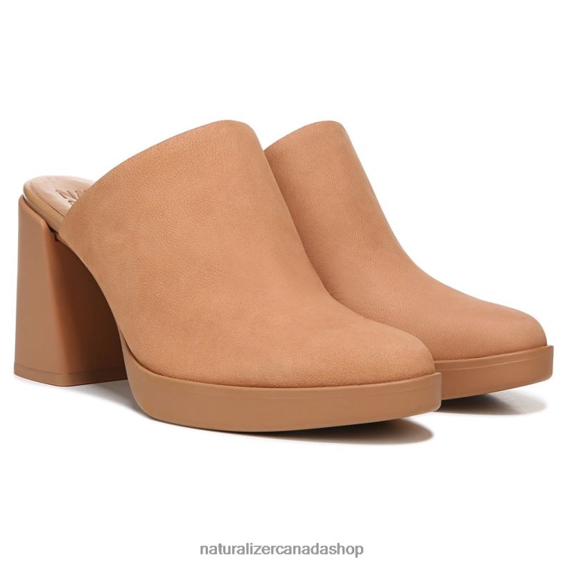 Mules | CA Naturalizer Women Gen N Connect Mule Cookie Dough Leather 8LFNB651