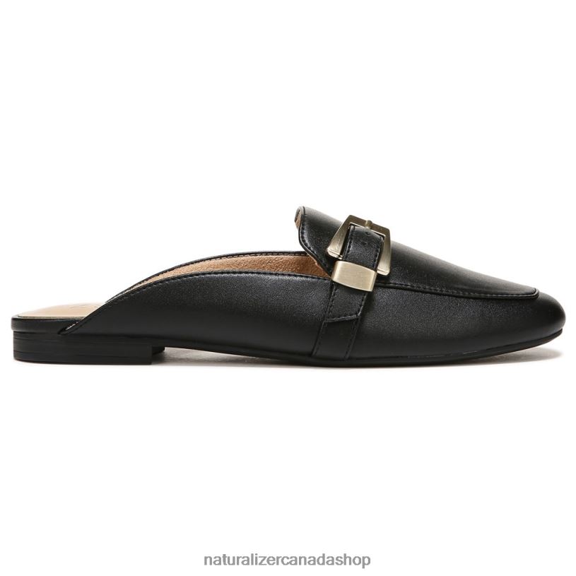 Mules | CA Naturalizer Women Kayden 3 Mule Black Smooth Man Made 8LFNB542