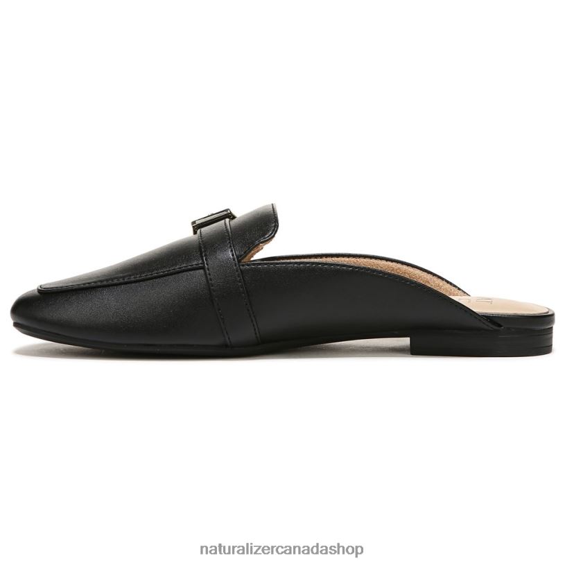 Mules | CA Naturalizer Women Kayden 3 Mule Black Smooth Man Made 8LFNB542