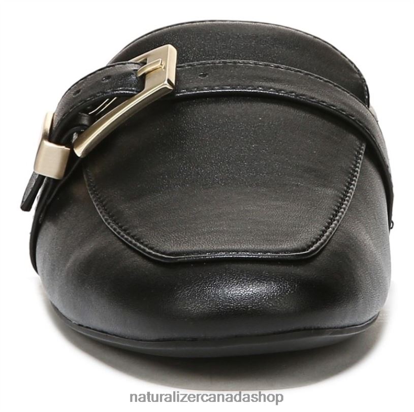 Mules | CA Naturalizer Women Kayden 3 Mule Black Smooth Man Made 8LFNB542