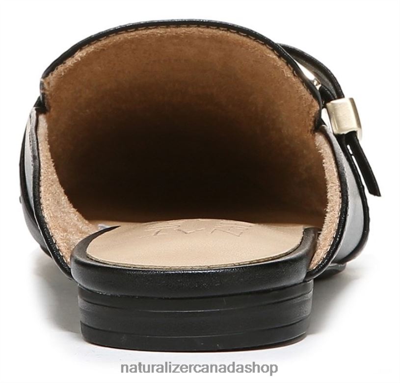 Mules | CA Naturalizer Women Kayden 3 Mule Black Smooth Man Made 8LFNB542