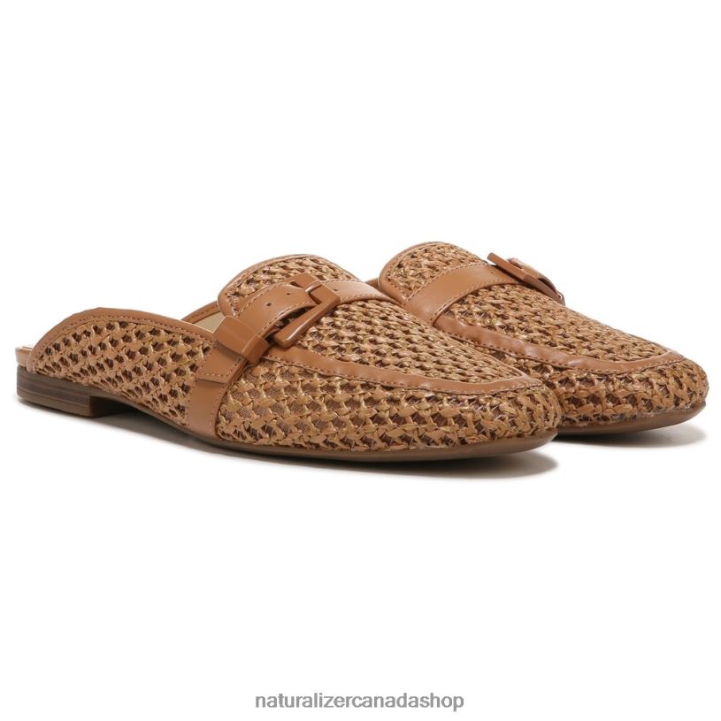 Mules | CA Naturalizer Women Kayden 3 Mule Brown Fabric 8LFNB543