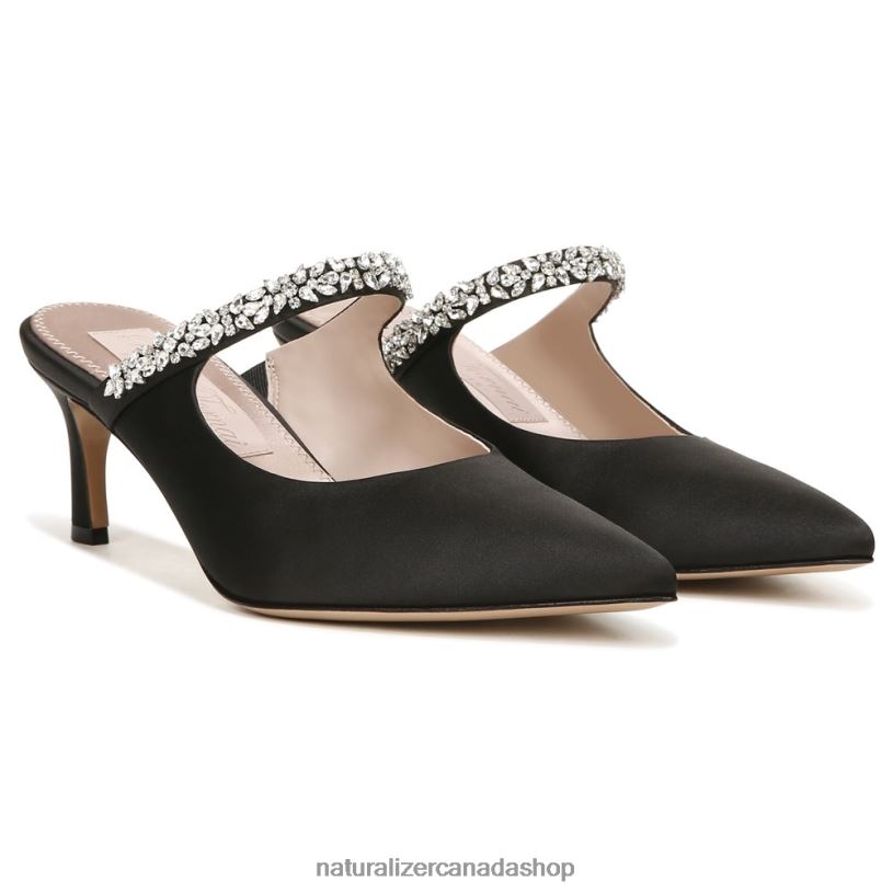 Mules | CA Naturalizer Women Liefde Dress Mule Black Fabric 8LFNB315