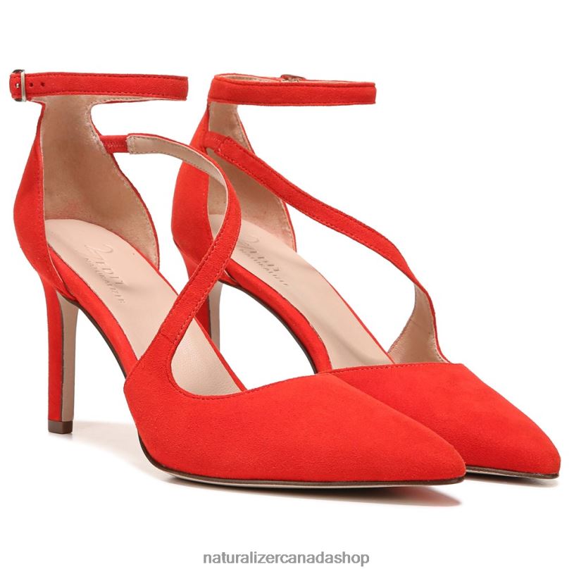 Pumps | CA Naturalizer Women 27 Edit Abilyn Pump Retro Poppy Suede 8LFNB131