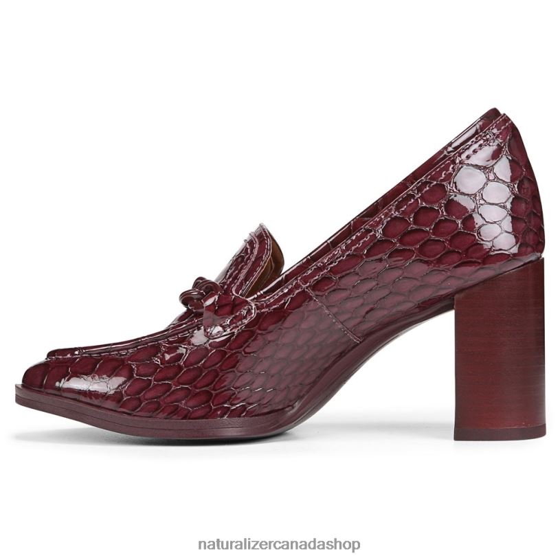 Pumps | CA Naturalizer Women 27 Edit Bliss Pump Cabernet Sauvignon Croc Leathe 8LFNB35