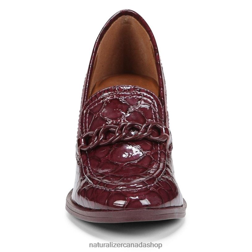 Pumps | CA Naturalizer Women 27 Edit Bliss Pump Cabernet Sauvignon Croc Leathe 8LFNB35