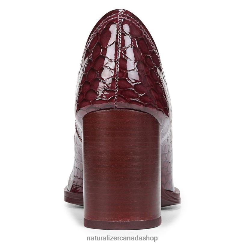 Pumps | CA Naturalizer Women 27 Edit Bliss Pump Cabernet Sauvignon Croc Leathe 8LFNB35