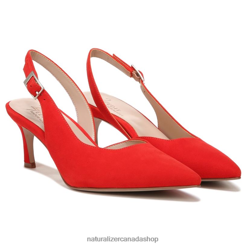 Pumps | CA Naturalizer Women 27 Edit Felicia Pump Retro Poppy Red Leather 8LFNB143