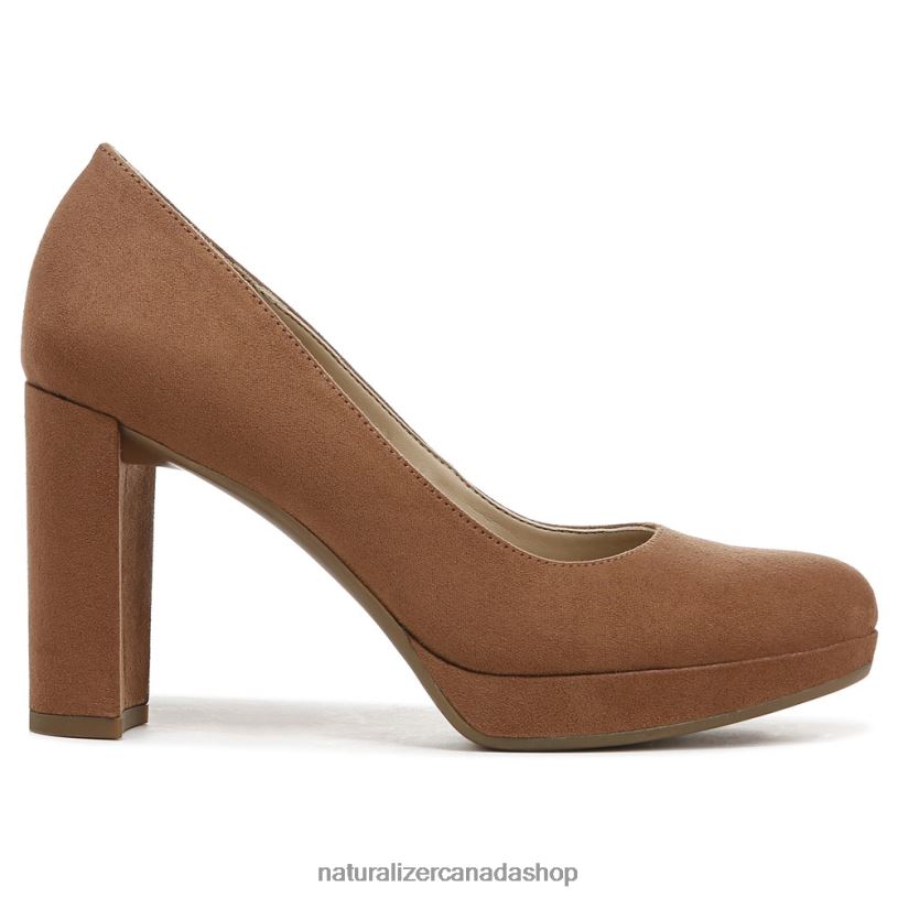 Pumps | CA Naturalizer Women Berlin Pump English Tea Brown Fabric 8LFNB413