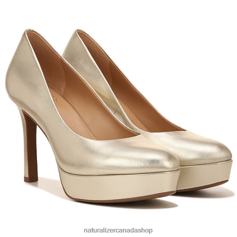 Pumps | CA Naturalizer Women Camilla Pump Champagne Yellow Smooth 8LFNB193