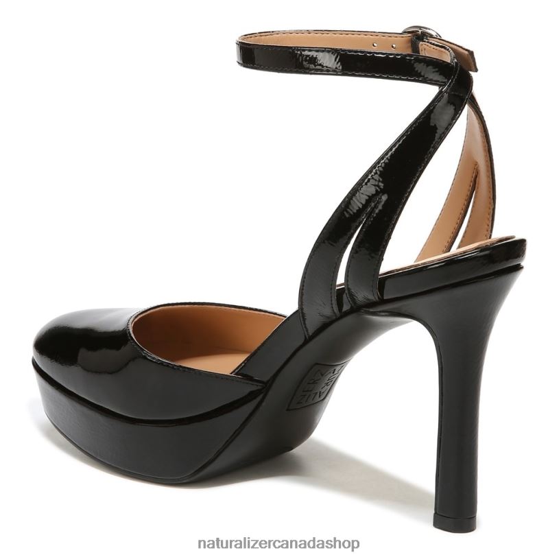 Pumps | CA Naturalizer Women Clarice Ankle Strap Pump Black Patent Leather 8LFNB171