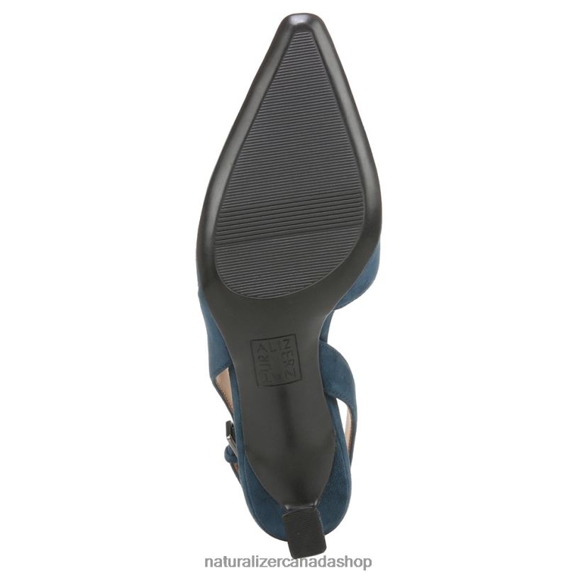 Pumps | CA Naturalizer Women Dalary Slingback Pump Oceanic Blue Suede 8LFNB103