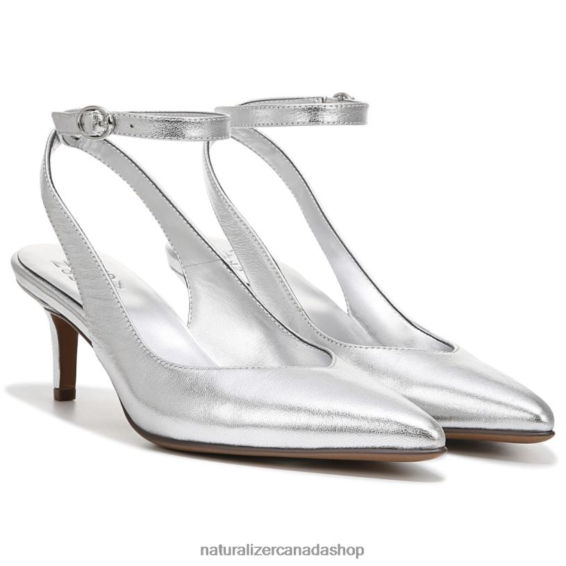 Pumps | CA Naturalizer Women Eliya Pump Silver Leather 8LFNB670