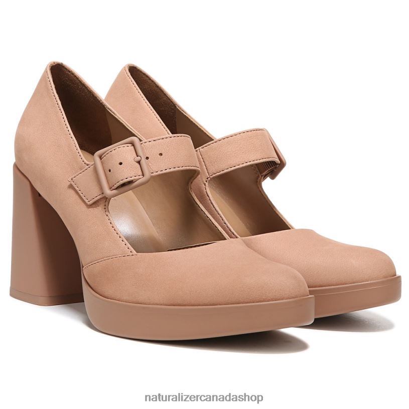 Pumps | CA Naturalizer Women Gen N Spark Mary Jane Pump Cookie Dough Leather 8LFNB262