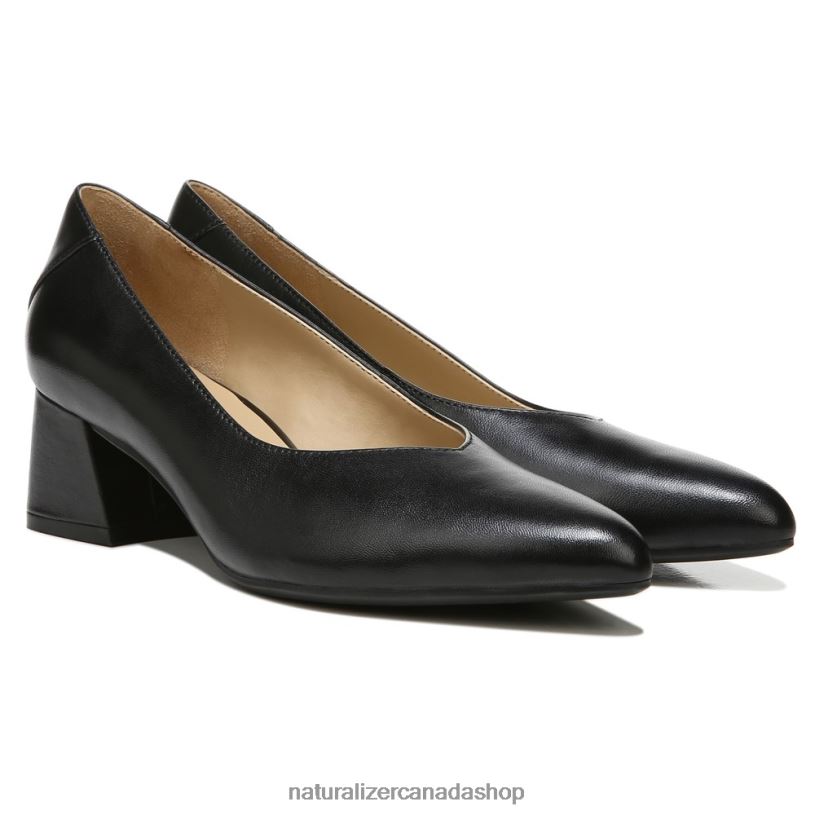 Pumps | CA Naturalizer Women Malynn Pump Black Leather 8LFNB592