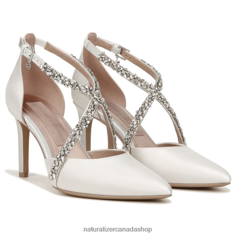 Pumps | CA Naturalizer Women Sevgi Pump Silk White Fabric 8LFNB302