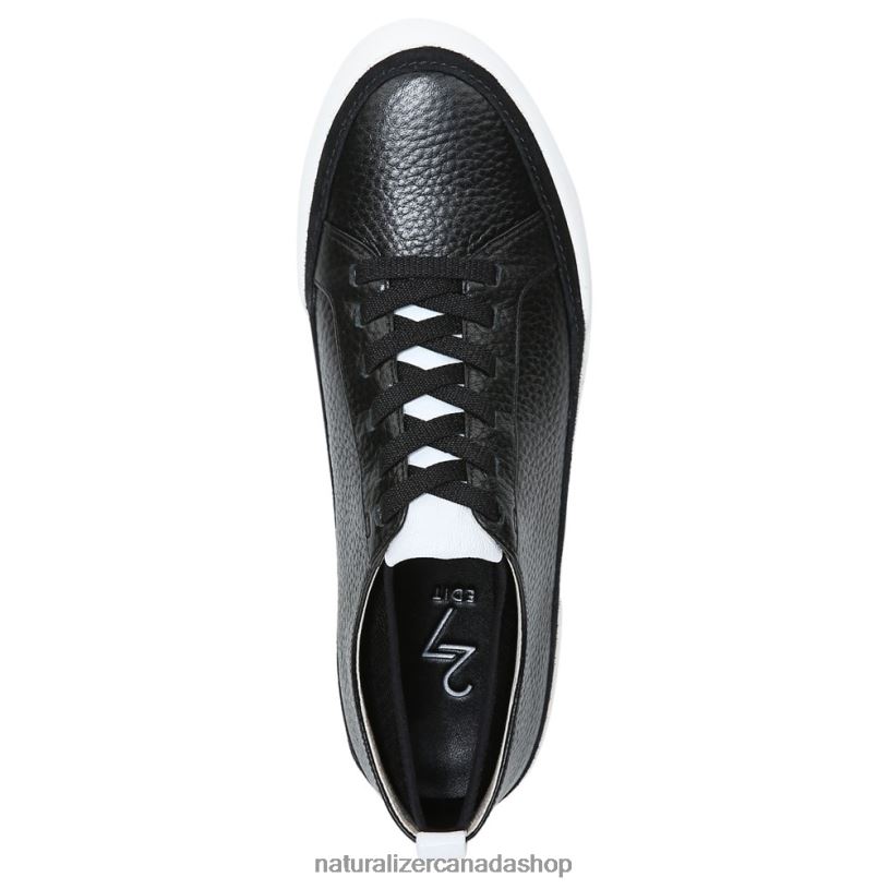 Sneakers | CA Naturalizer Women 27 Edit Valarie Sneaker Black Pebbled Leather 8LFNB274