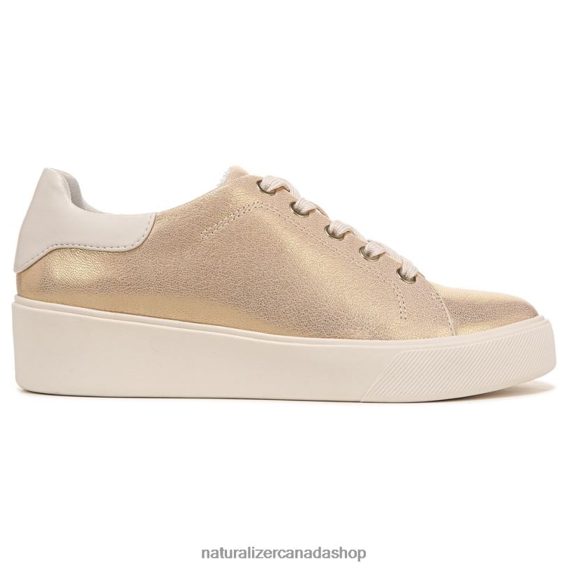 Sneakers | CA Naturalizer Women Morrison 2.0 Lace Up Sneaker Gold Leather 8LFNB94