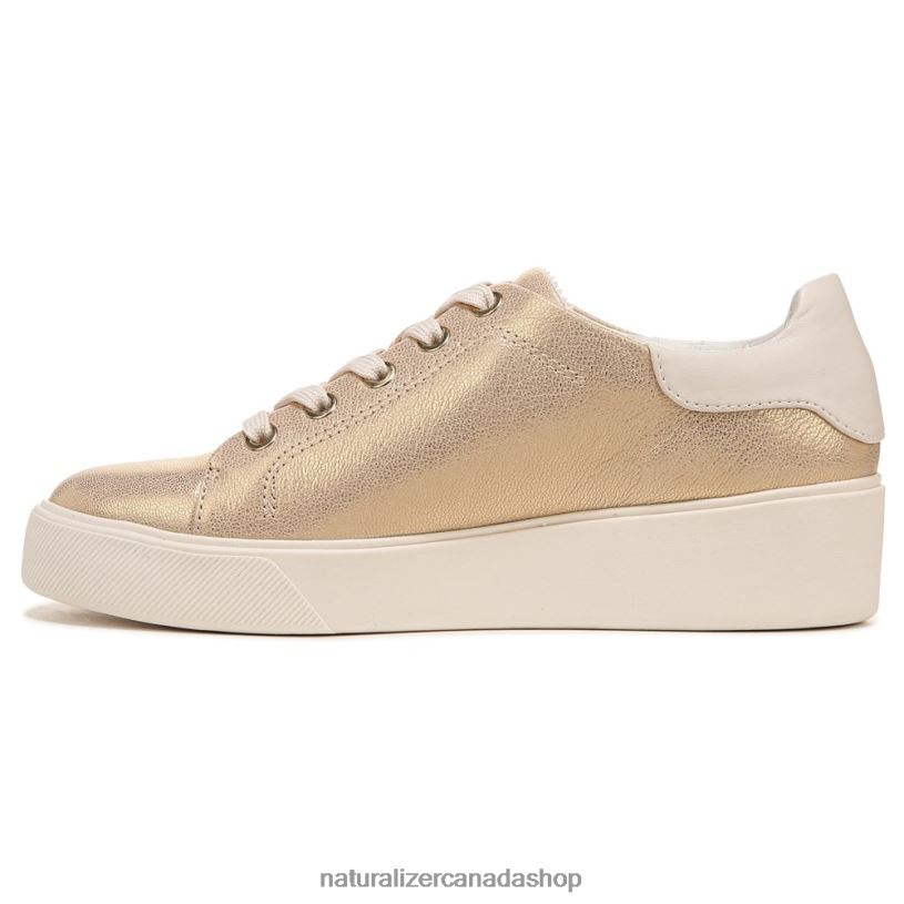Sneakers | CA Naturalizer Women Morrison 2.0 Lace Up Sneaker Gold Leather 8LFNB94